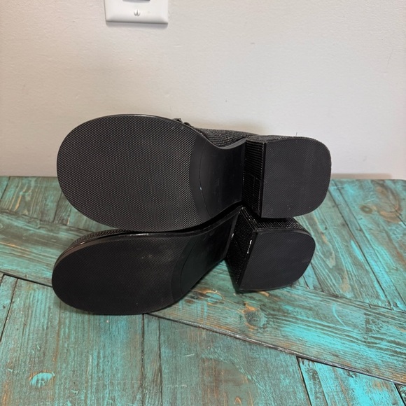 Dolls Kill Sugar Thrillz Desire Me Rhinestone Mary Janes Size 9 Chunky - Picture 8 of 14